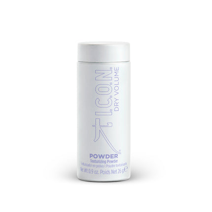 I.C.O.N. Powder. Textuur poeder. Ontwikkeld voor fijn tot medium haar. Ideaal voor het absorberen van een vette hoofdhuid en voor restyling. Geeft volume aan elke style. Creëer extra lift vanaf de aanzet of textuur in je haarlengtes.