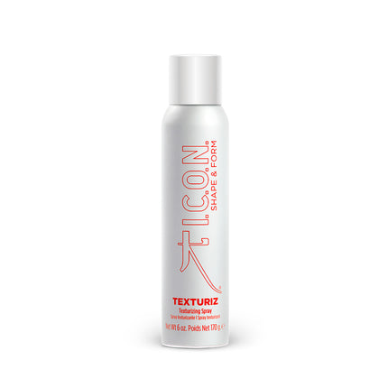 I.C.O.N. Texturiz. Deze texturizing spray geeft je look meer volume en is deaal voor alle haartypen. De spray absorbeert oliën waardoor je haar fris aanvoelt.