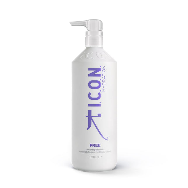 I.C.O.N. Free Moisturizing Conditioner is een lichtgewicht uitspoelbare conditioner die ervoor zorgt dat haar direct gehydrateerd is en vrij voelt.