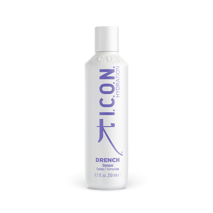 I.C.O.N. Drench Moisturizing Shampoo 250ml Verzadigt het haar met vocht, geeft handelbaarheid en glans. Schuimt in een rijke, hydraterende luxe voor diep doordringende prestaties.  Voordelen  Herstelt en versterkt chemisch behandeld haar Vocht inbrengend en beschermend voor droog haar Verbetert de conditie van breekbaar haar Herstel het haar van binnenuit Voor alle haartypen 